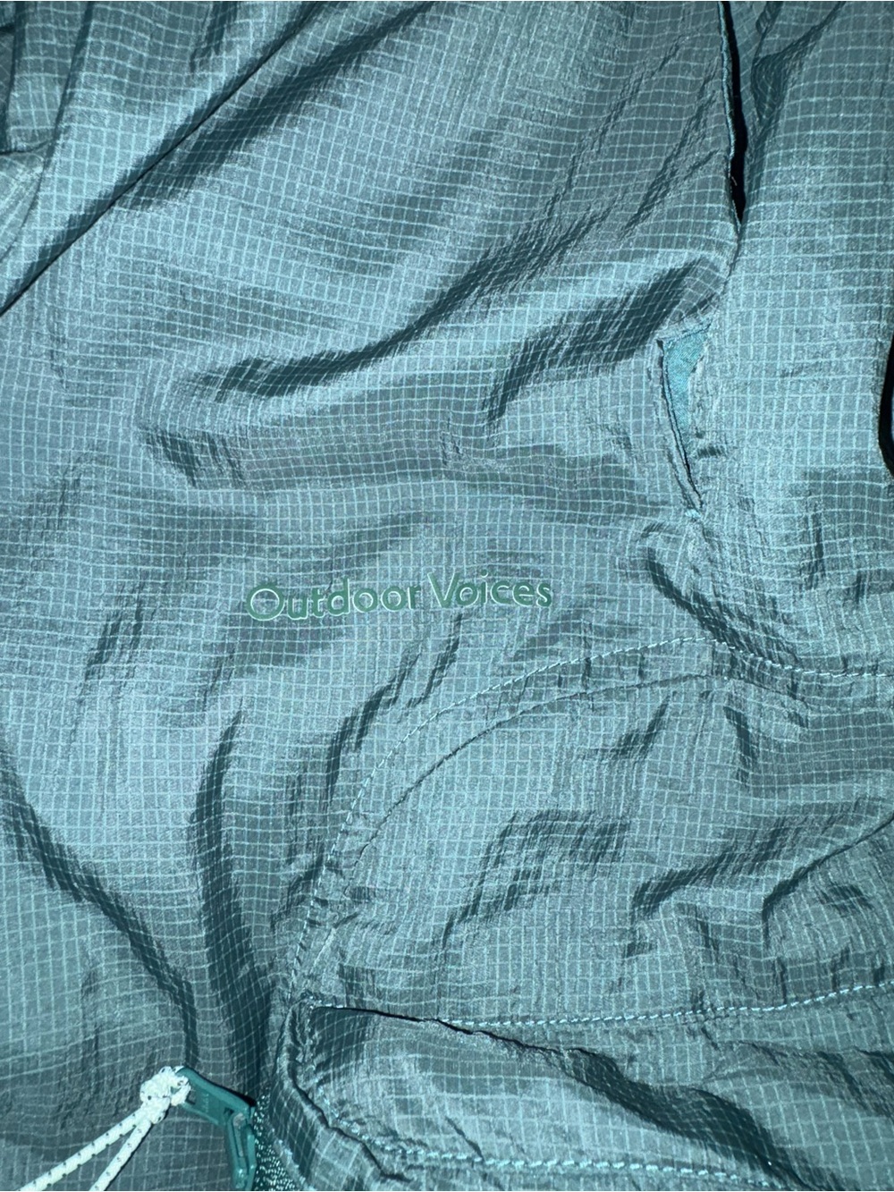 Outdoor Voices Teal Ripstop Elastic Waist Pants - Picture 6 of 6